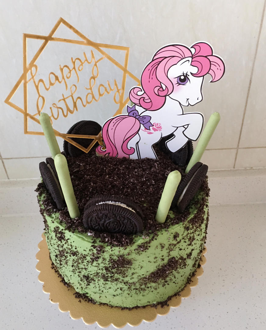 6寸基础版戚风蛋糕胚（附上我做的黄金果生日蛋糕）