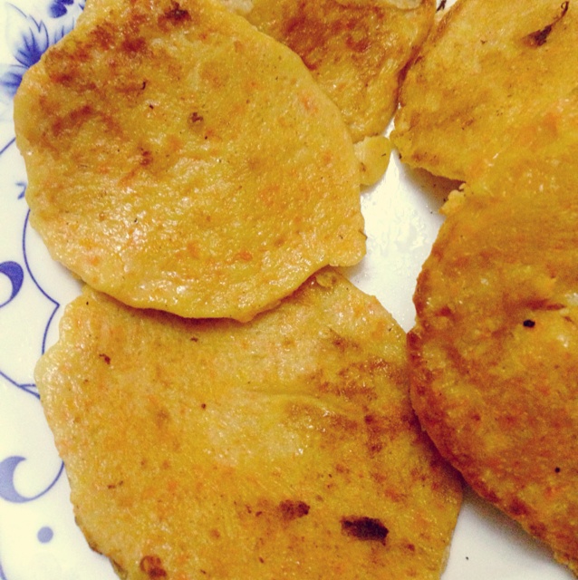 胡萝卜豆渣饼