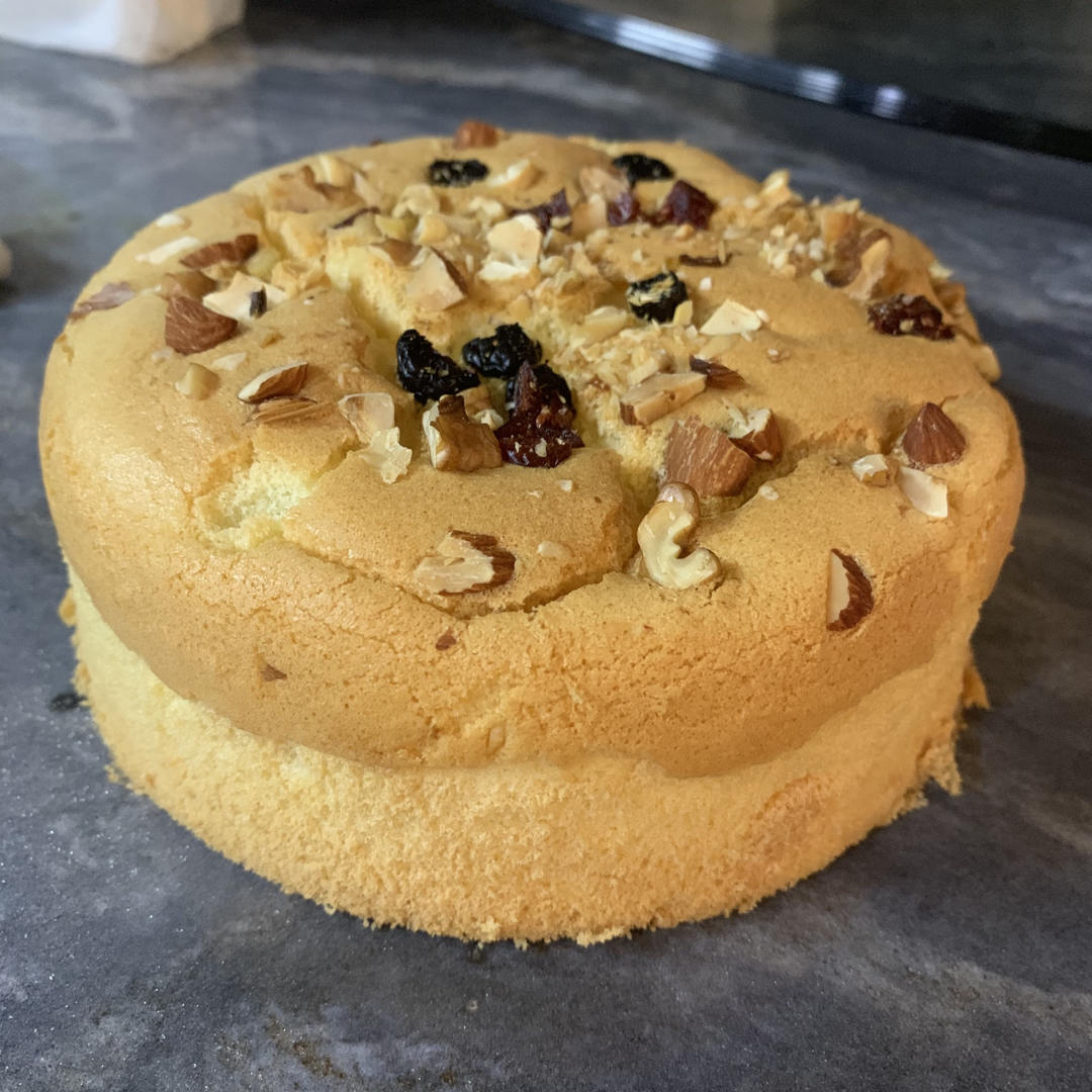 超柔软6寸戚风蛋糕(附8寸配方)零失败 超详细‼️含操作视频