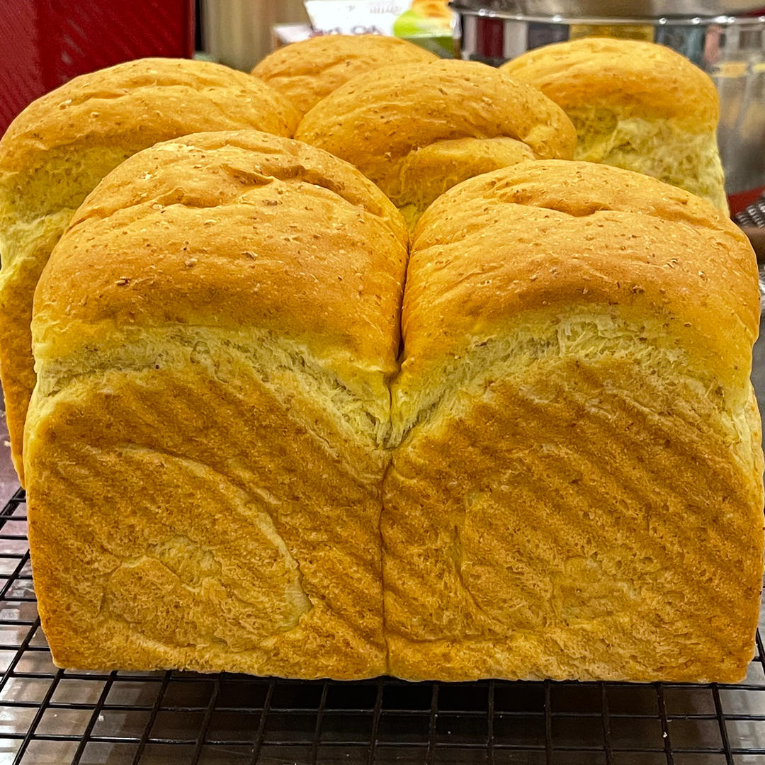 南瓜全麥早餐土司