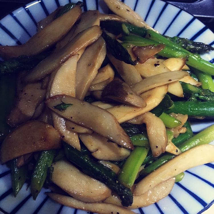 黑椒芦笋杏鲍菇