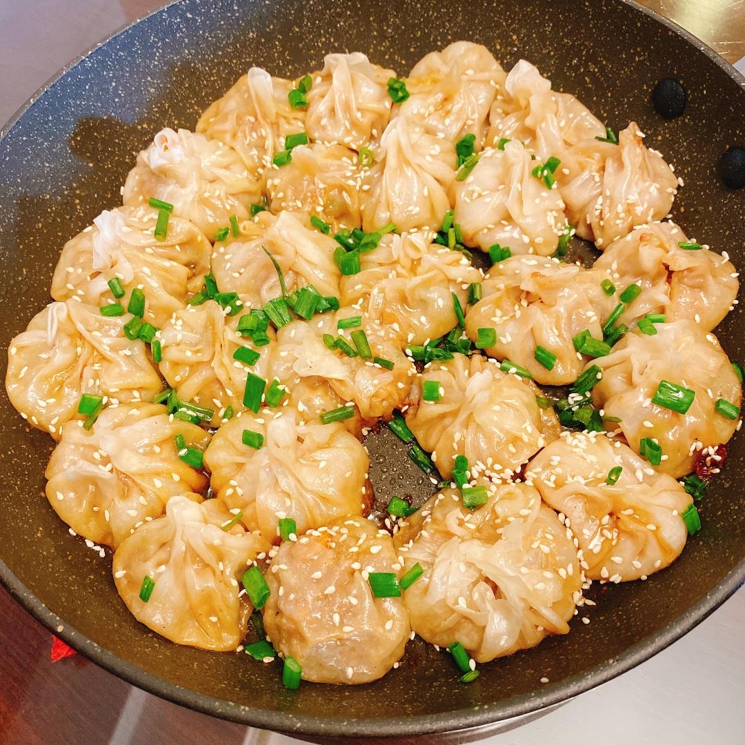 网红【水晶水煎包】一次就成功！