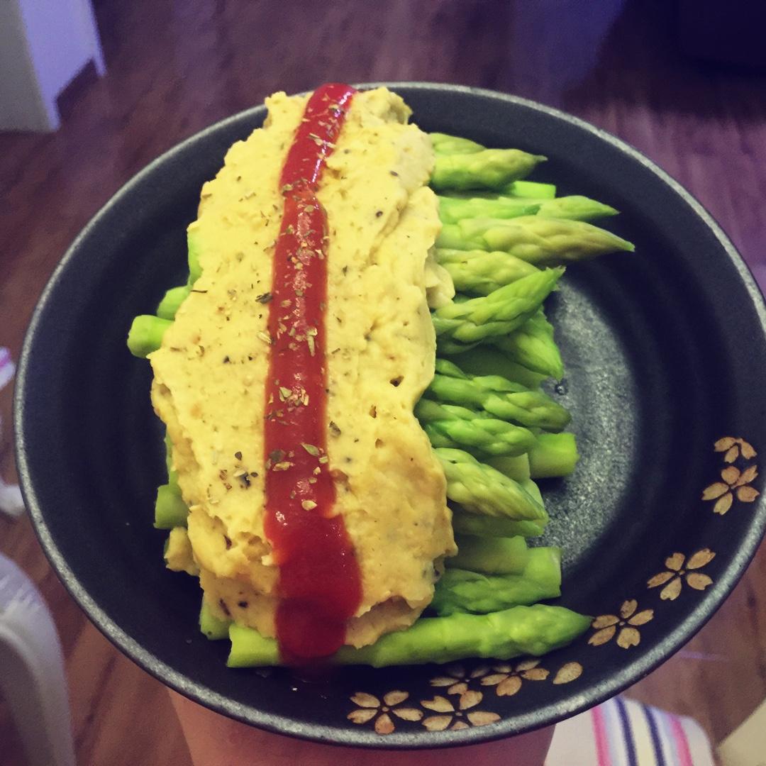 芦笋土豆泥