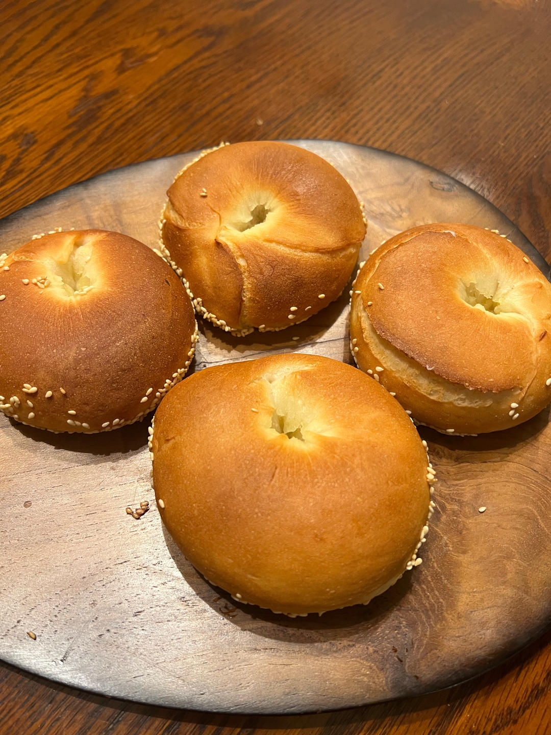 奶盐贝果｜无油低糖