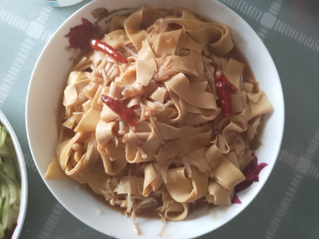 💜家庭版干豆腐金针菇💜