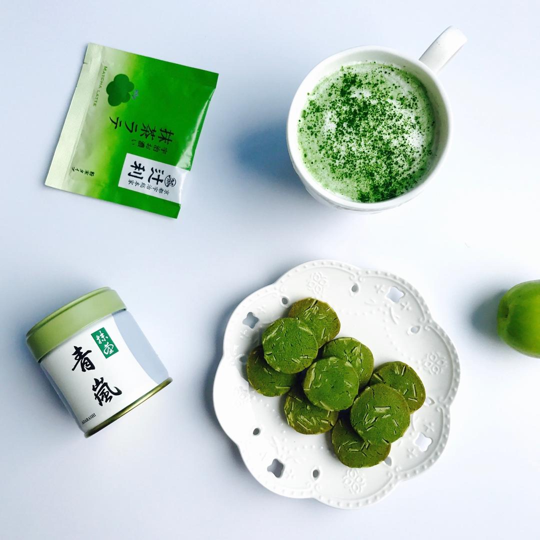 抹茶手作 | 抹茶杏仁饼干