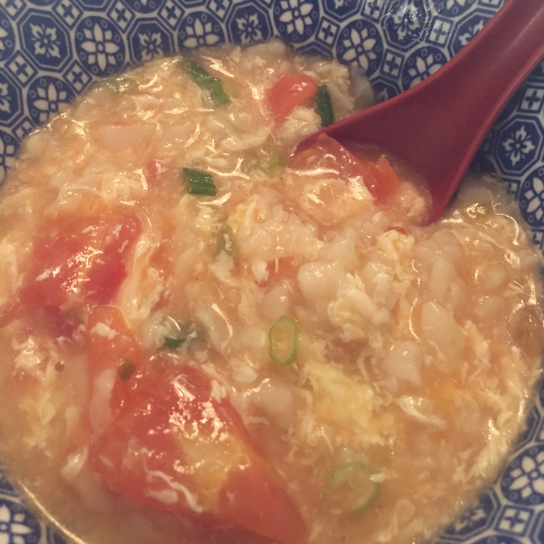 西红柿鸡蛋疙瘩汤
