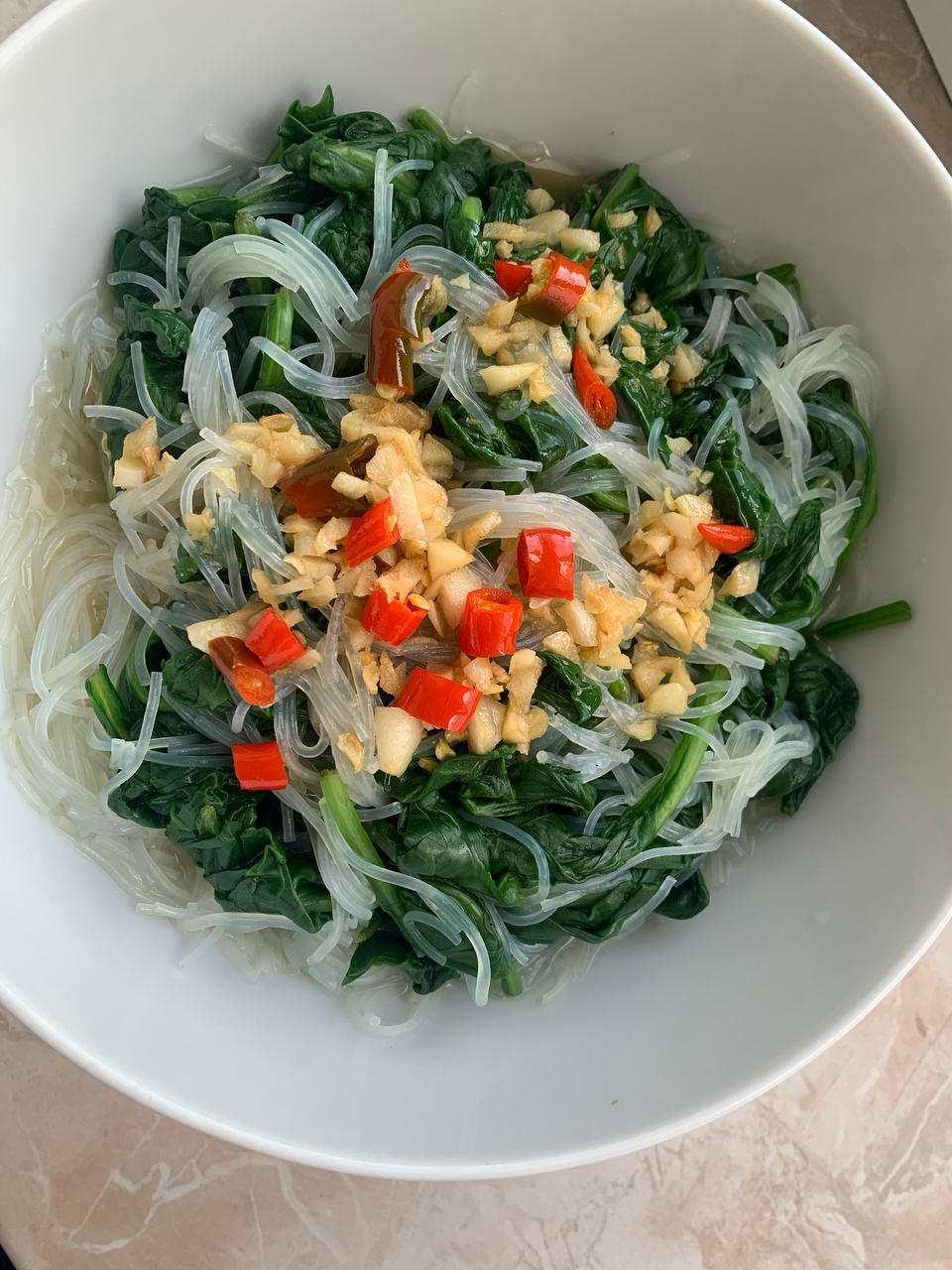 万能凉拌菜料汁（凉拌菠菜粉丝）
