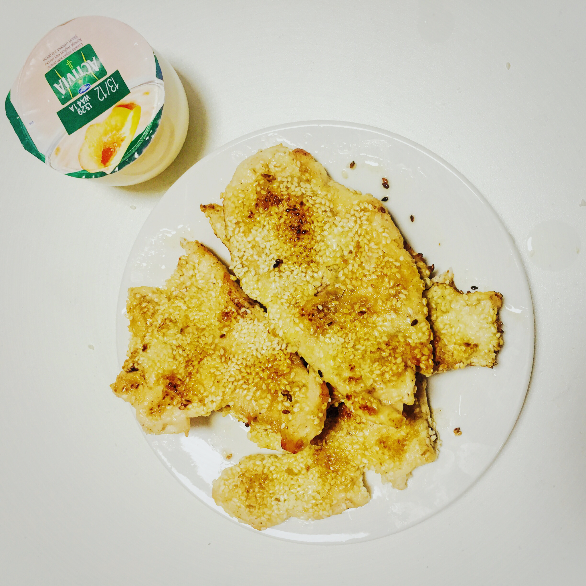 芝麻煎鸡胸
