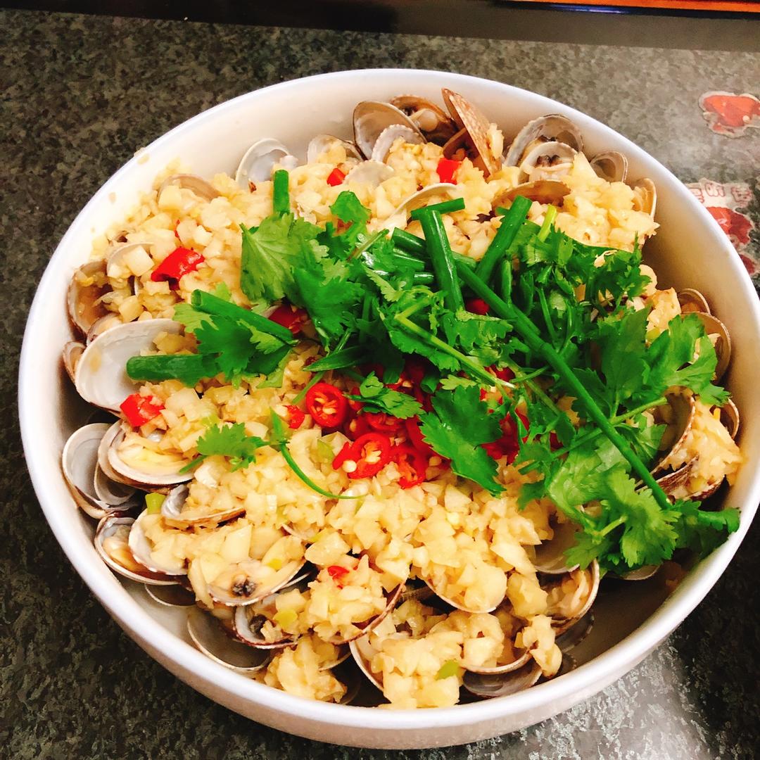 1二丫做的蒜茸剁椒花甲