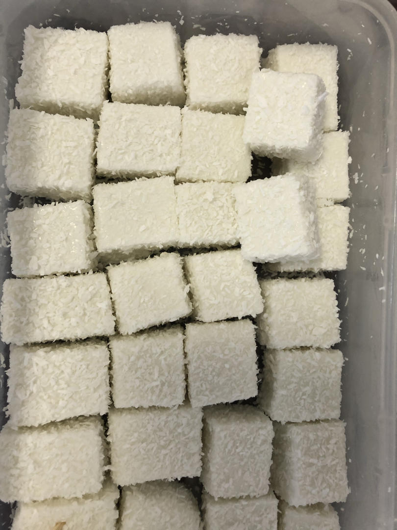 [无奶油]椰奶冻/椰丝小方