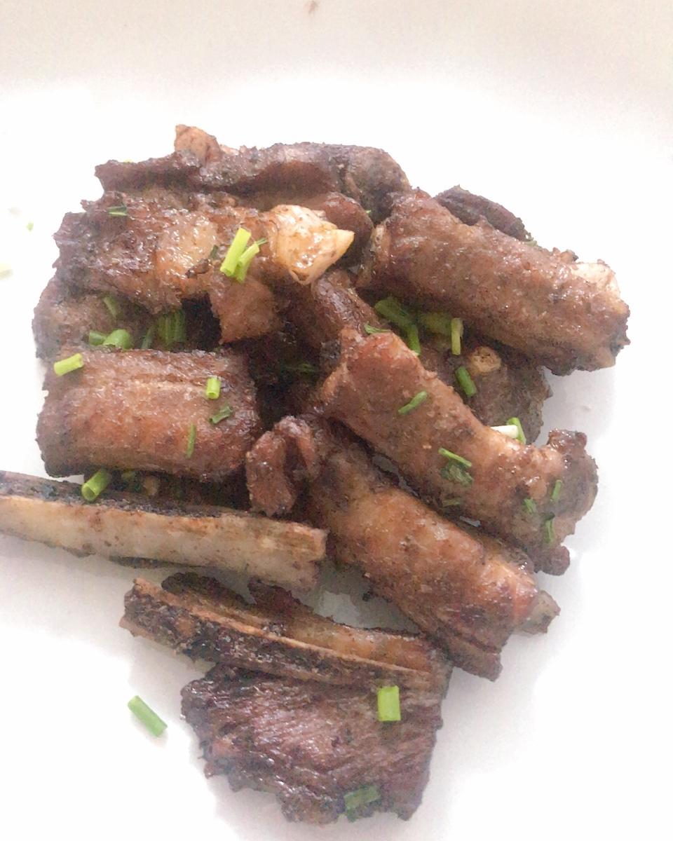 蒜香吮指烤肋排 | 外焦里嫩，骨肉分离（北鼎烤箱版）