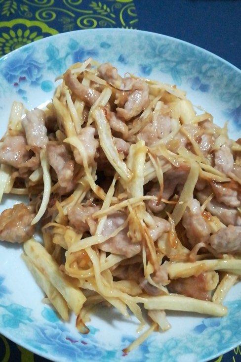 茭白肉丝