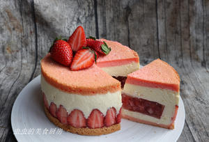 草莓果冻夹心蛋糕的做法 步骤18