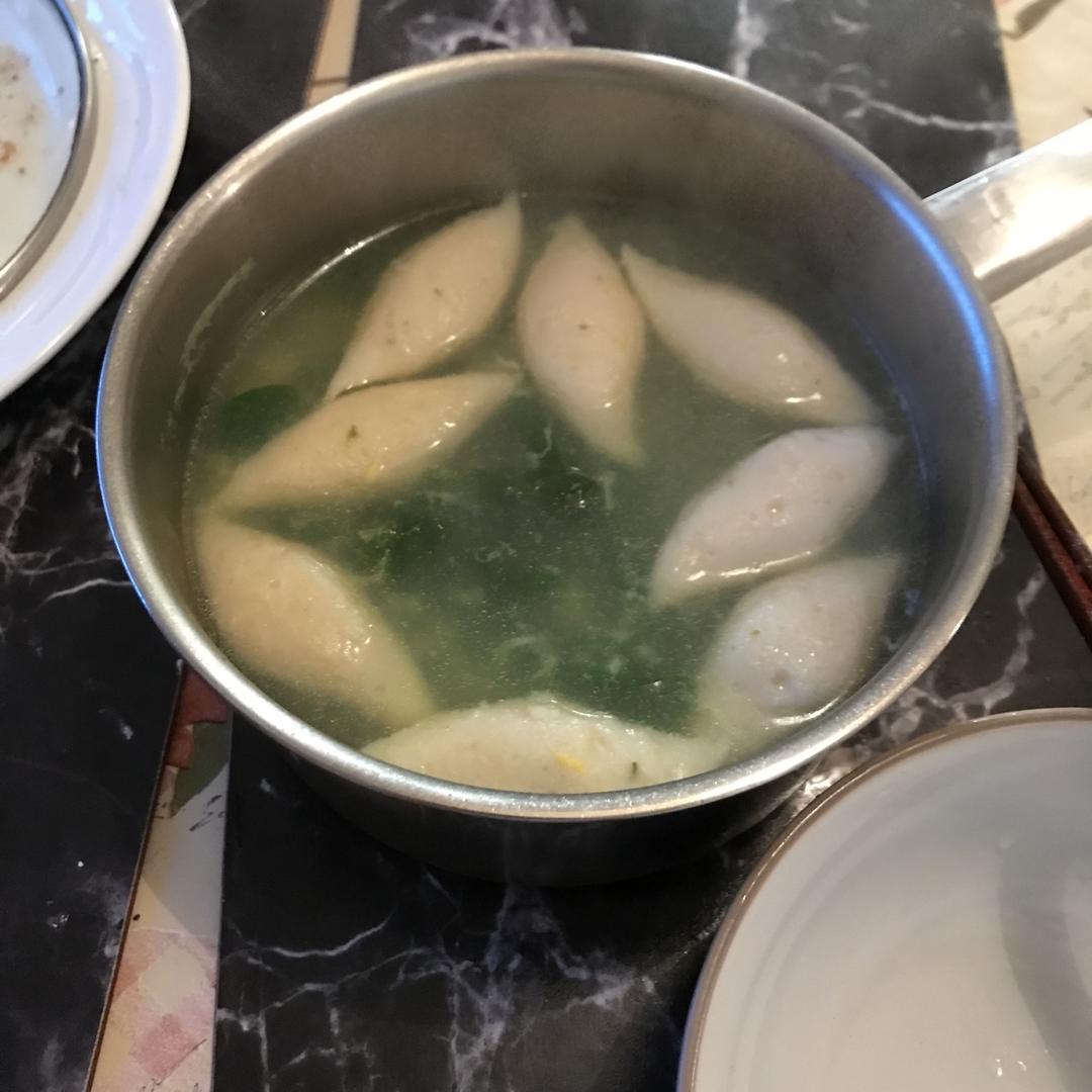 鲜蛋花菠菜汤