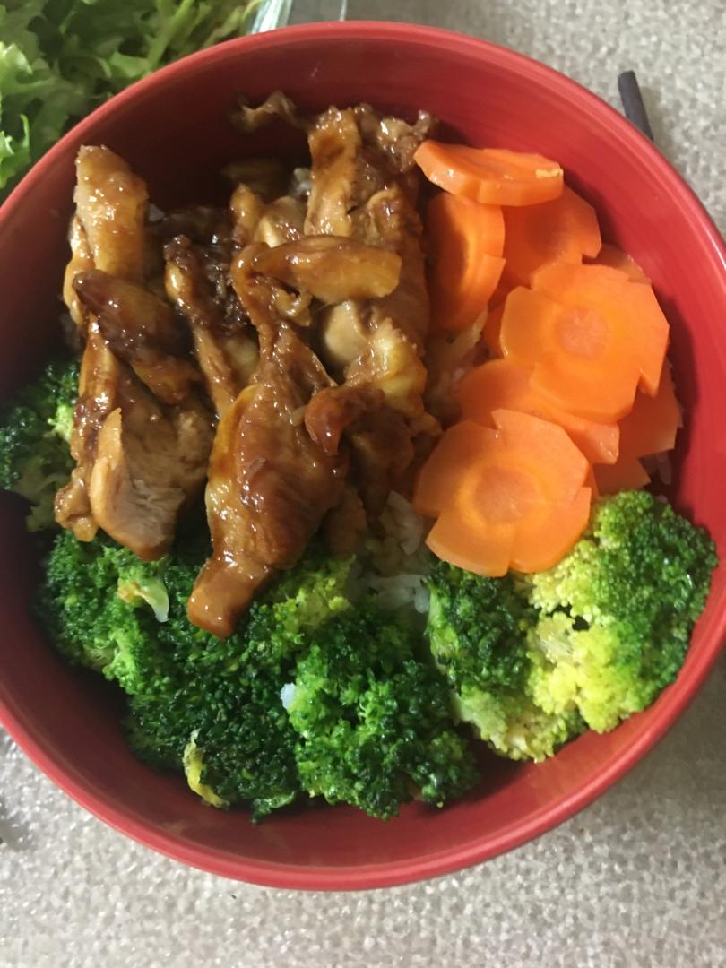 蜜汁好吃的蜜汁鸡腿饭