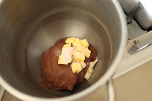 巧克力🍫雪山吐司/250克水立方的做法 步骤3