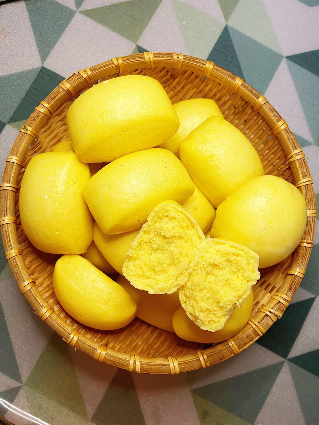 南瓜玉米面馒头