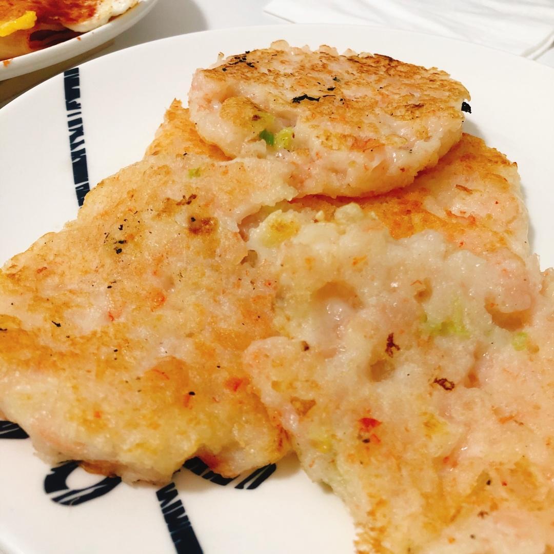 自制虾饼