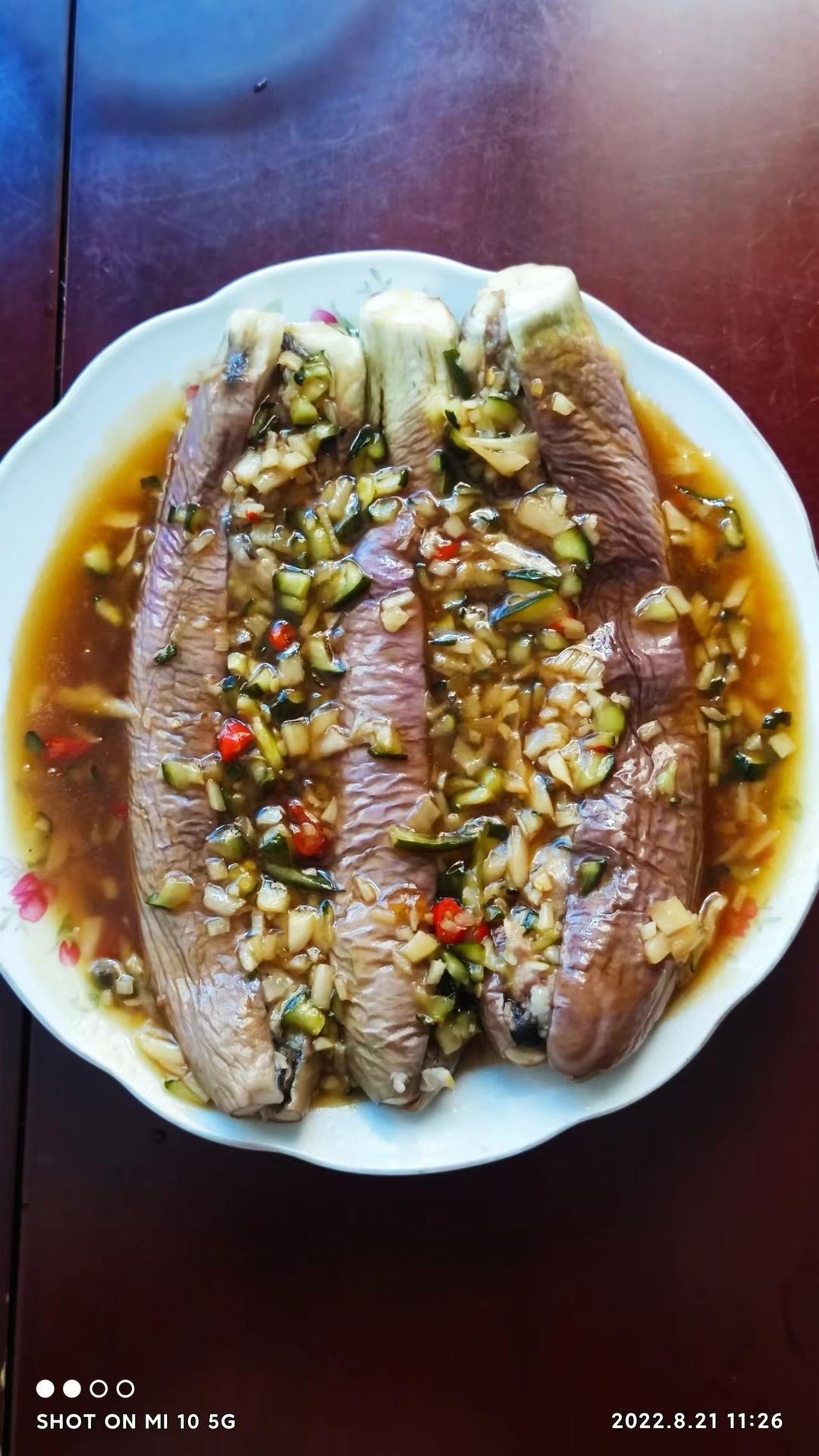 肉碎蒸茄子