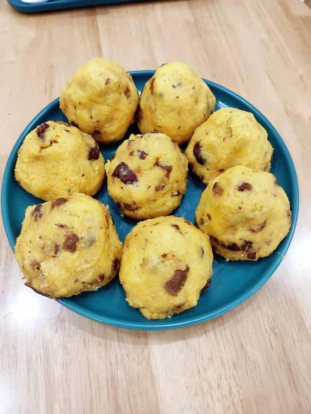 红枣玉米面窝窝头