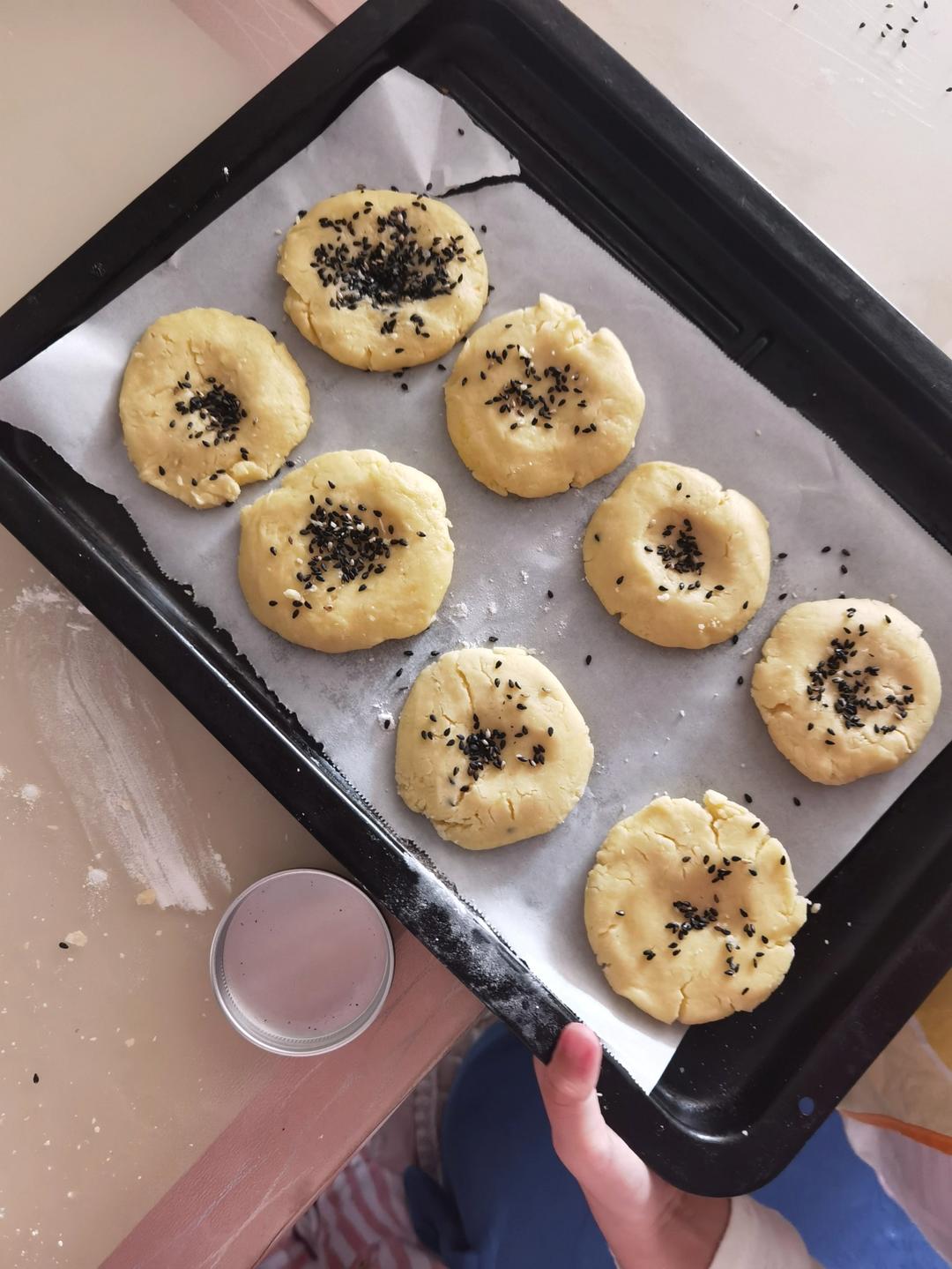 桃酥普通面粉～超简单零失败（老式）