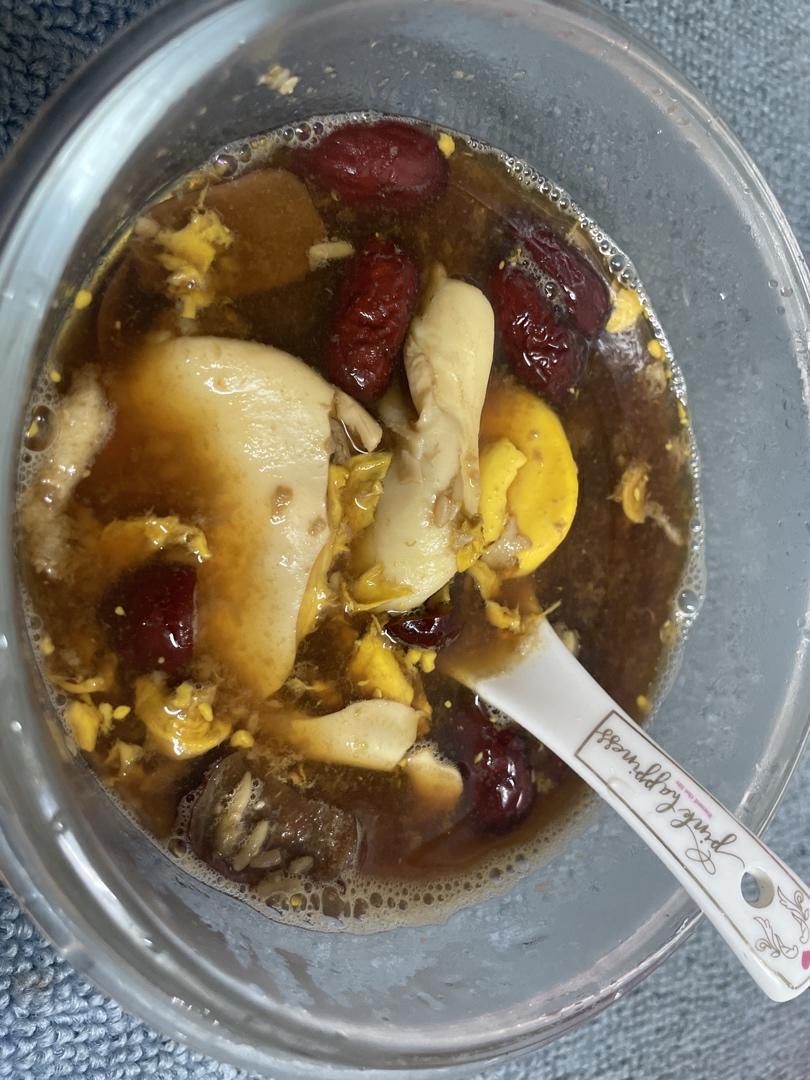 老红糖醪糟窝鸡蛋