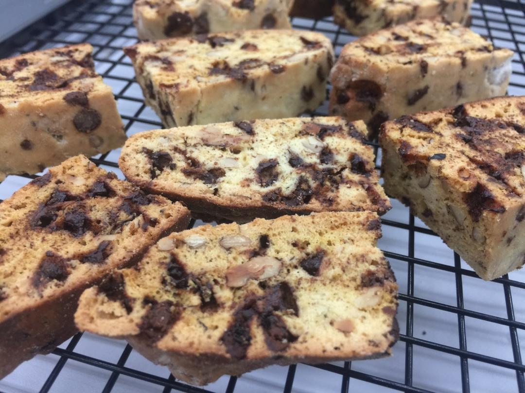 【香到爆炸的！！－黑芝麻风味意式脆饼 】Biscotti