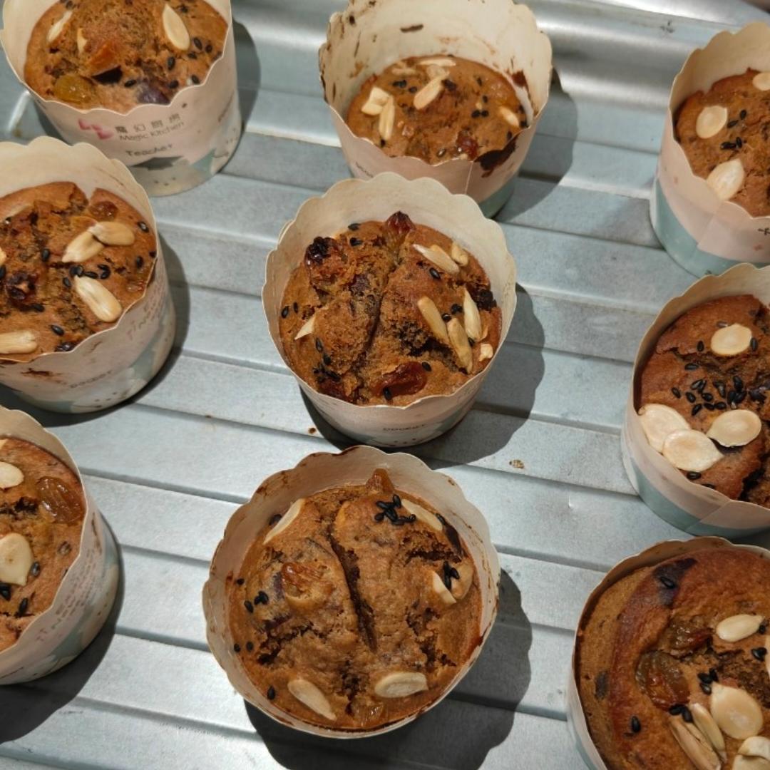 山姆同款｜枣泥核桃蛋糕（低油低糖版）