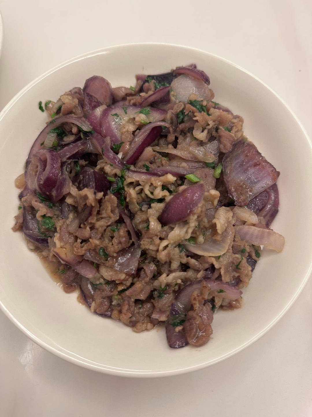 家常孜然洋葱炒羊肉