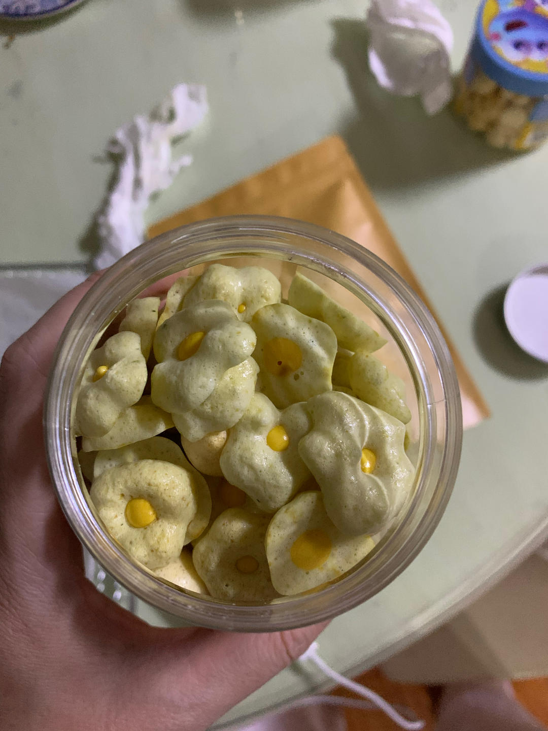 黄瓜溶豆（无糖花朵溶豆）