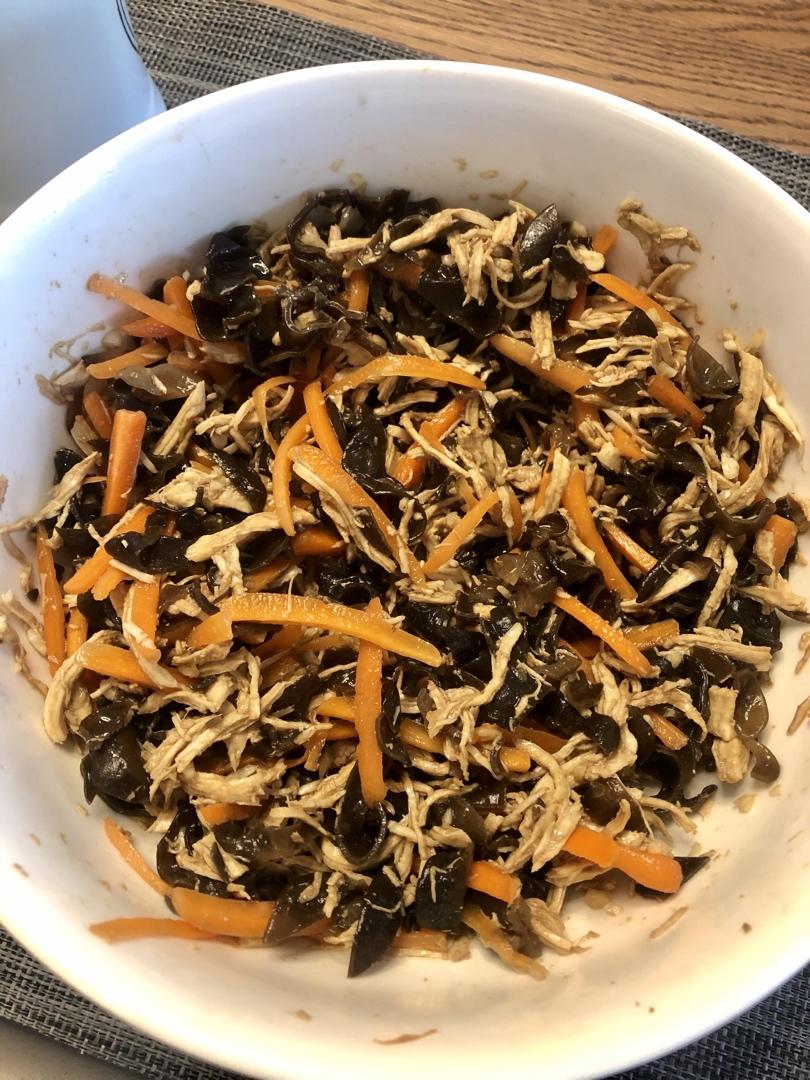 减脂健身｜凉拌手撕鸡丝（香辣&麻油版）