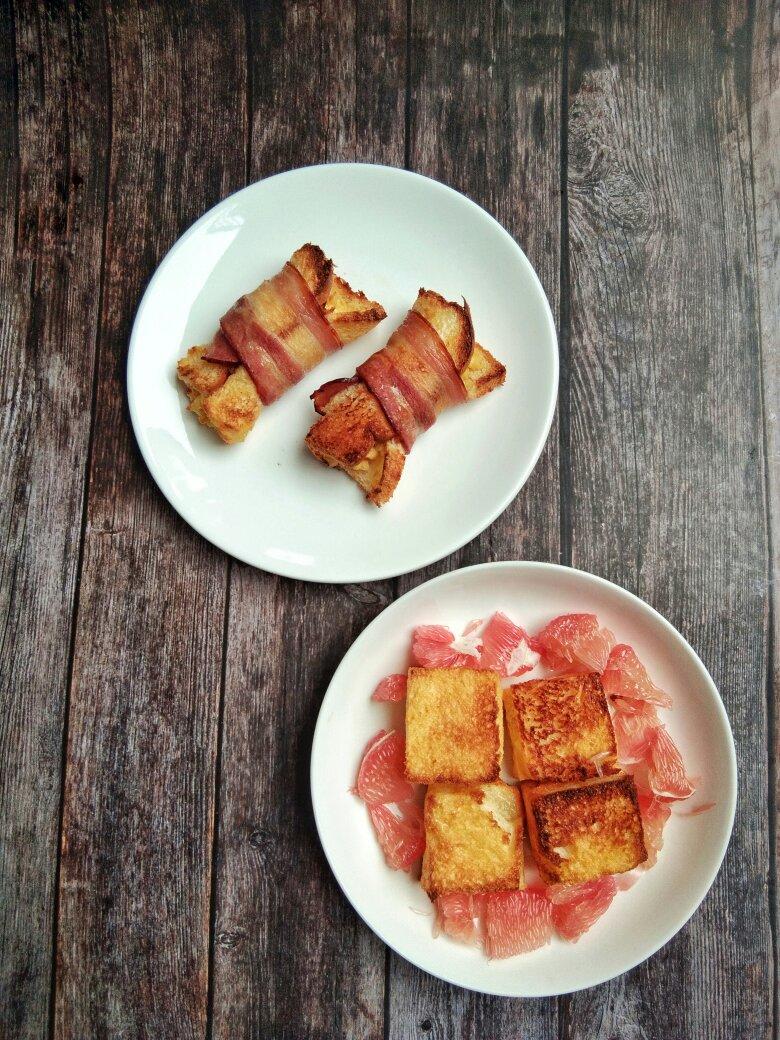 惊艳培根鸡蛋吐司卷
