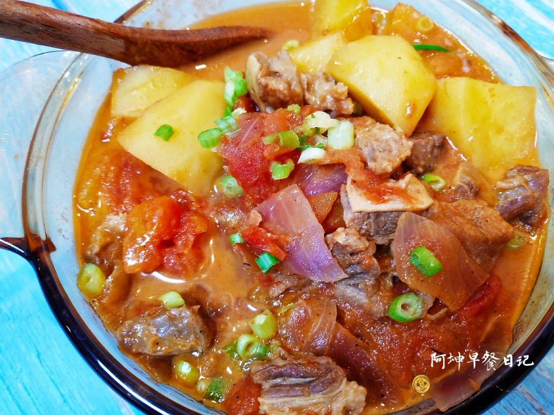 番茄土豆炖牛腩