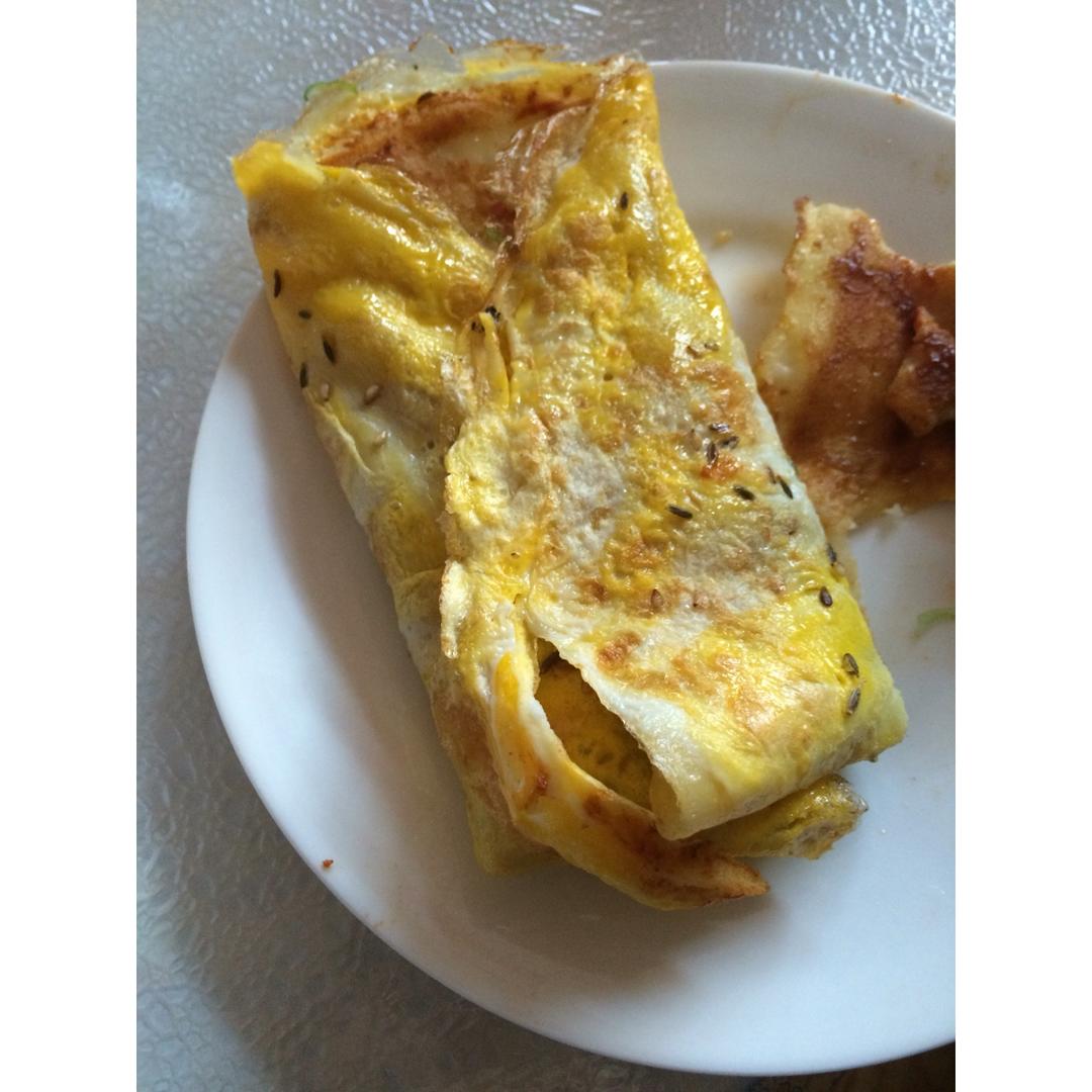 平底锅版煎饼果子