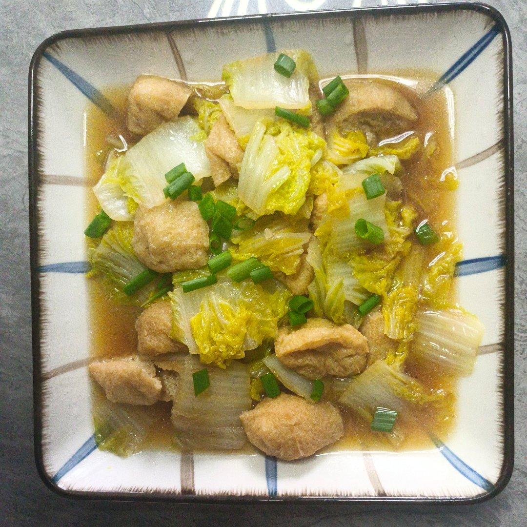 好吃到连汤汁都不剩的白菜焖豆泡，给肉都不换