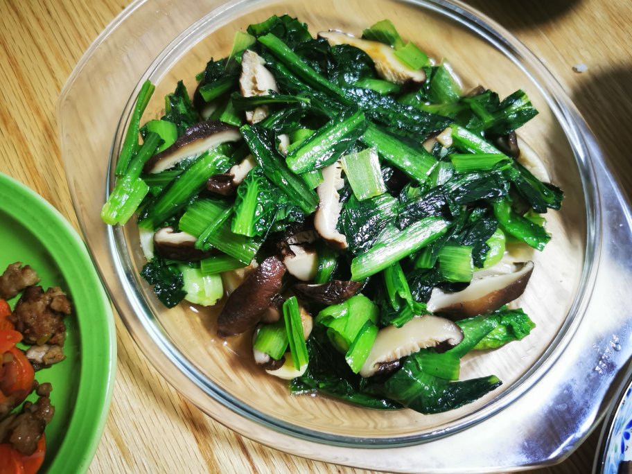 蚝油青菜香菇