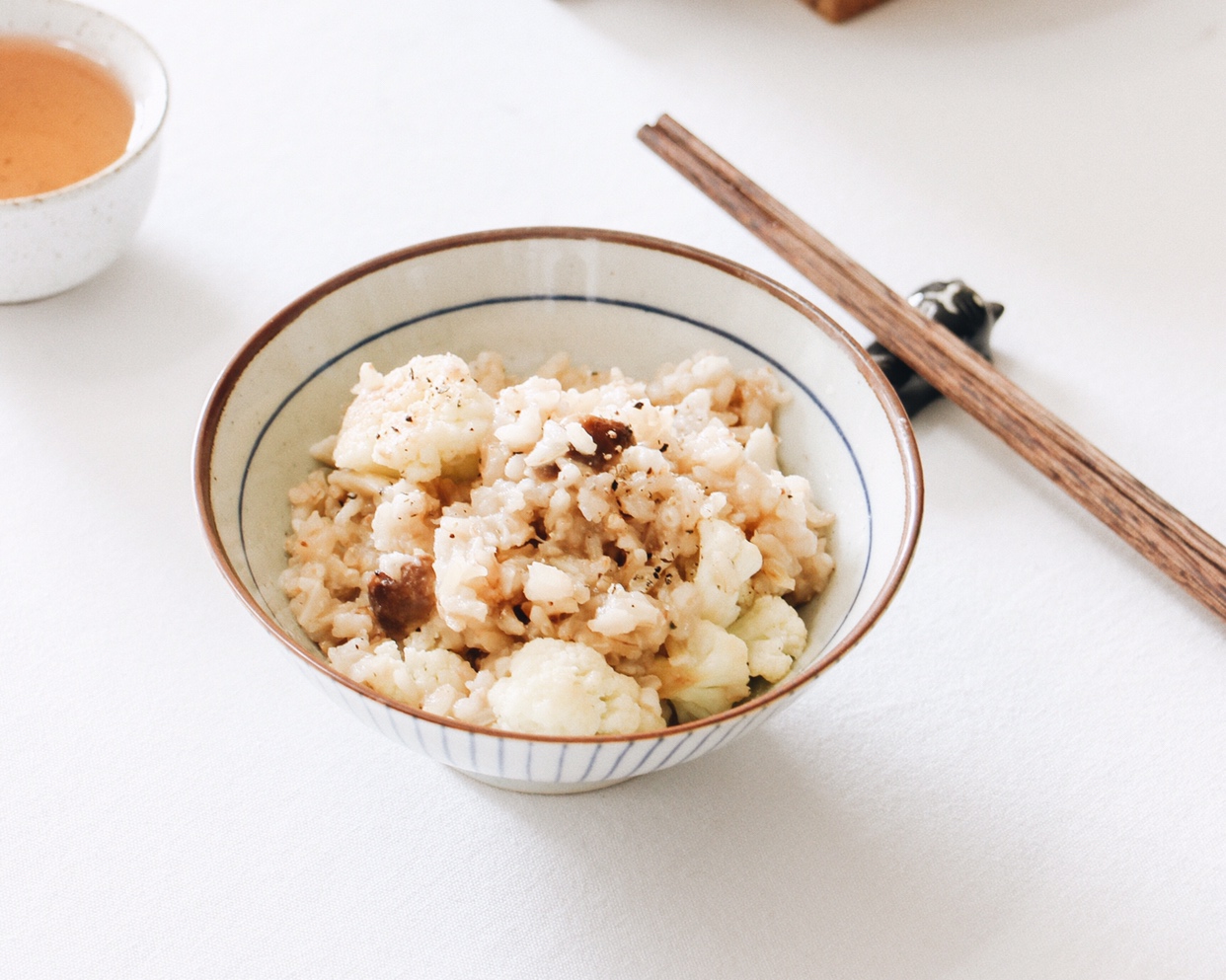花椰菜糙米烩饭的做法