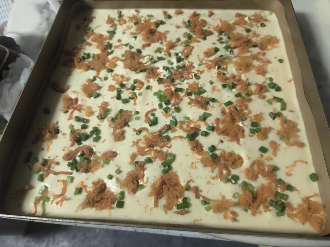 香葱肉松蛋糕卷-绵软细腻/可盐可甜