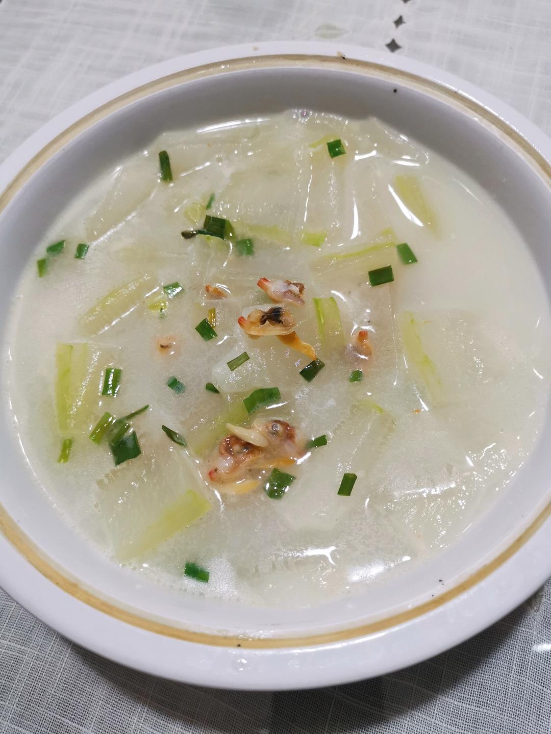 鲜贝冬瓜汤