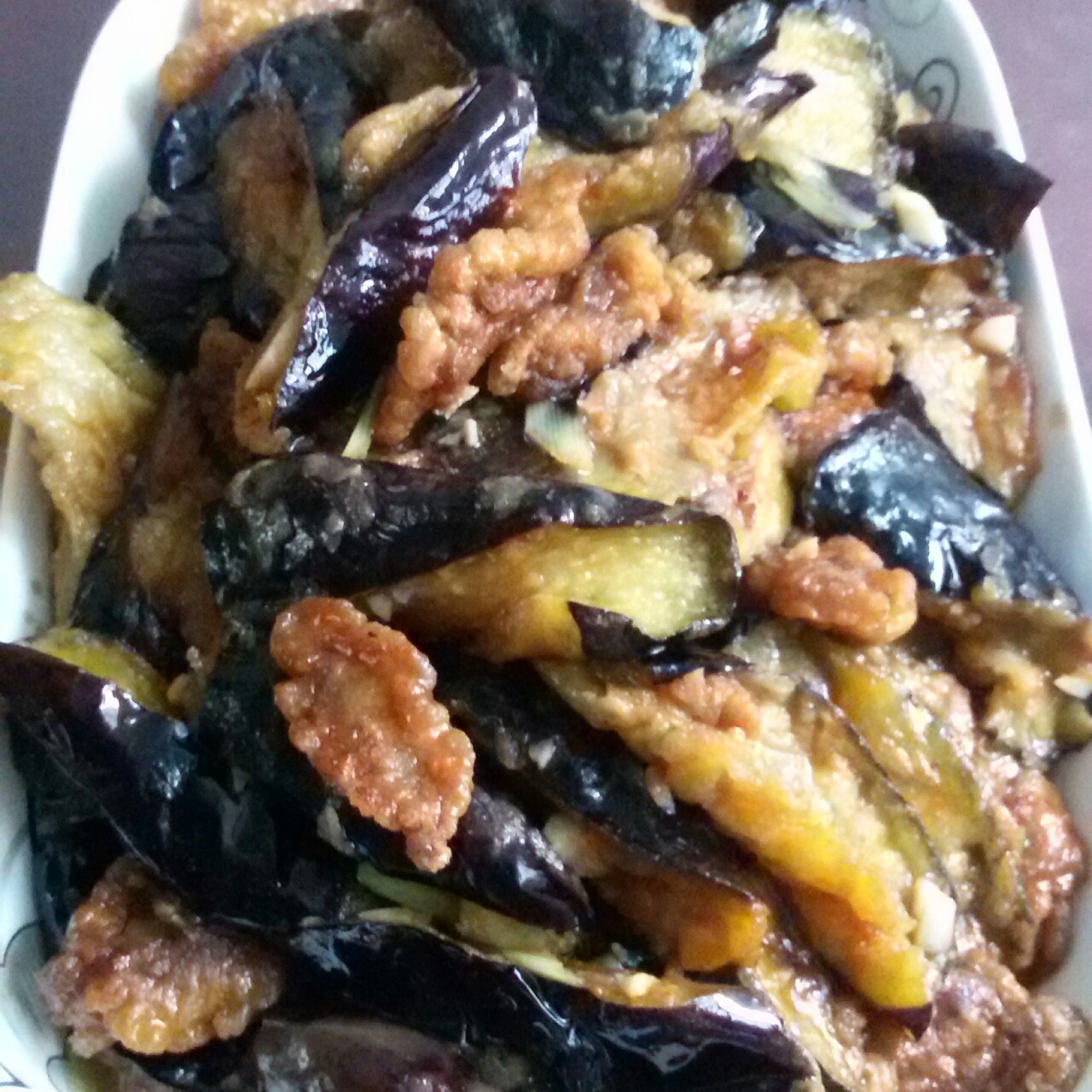 肉段烧茄子