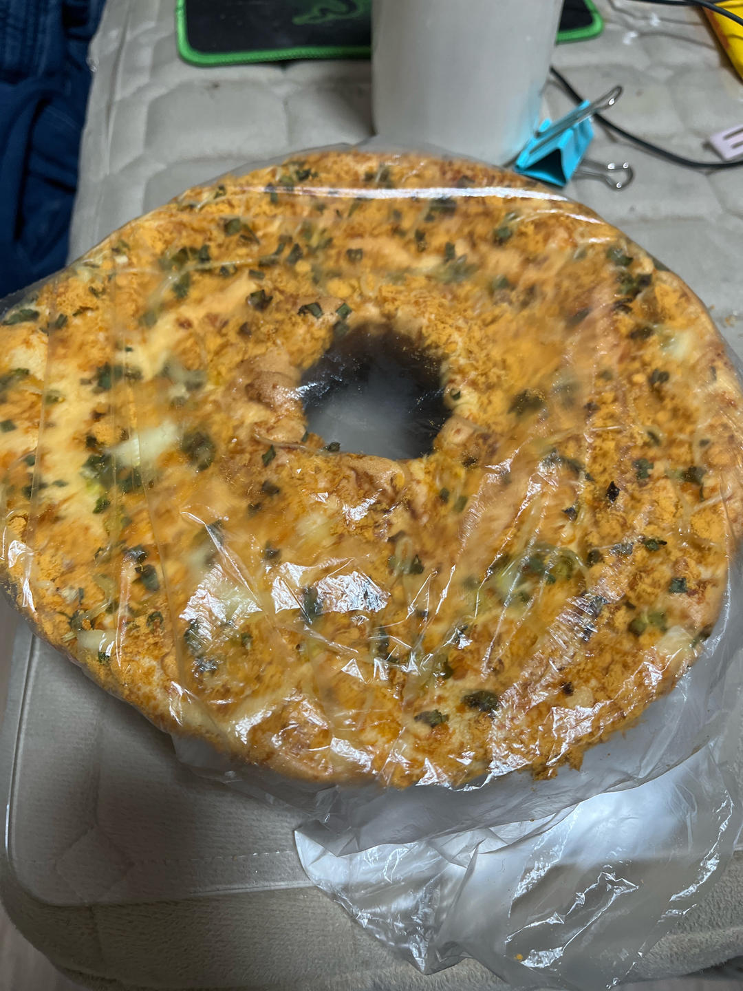 6寸肉松戚风蛋糕