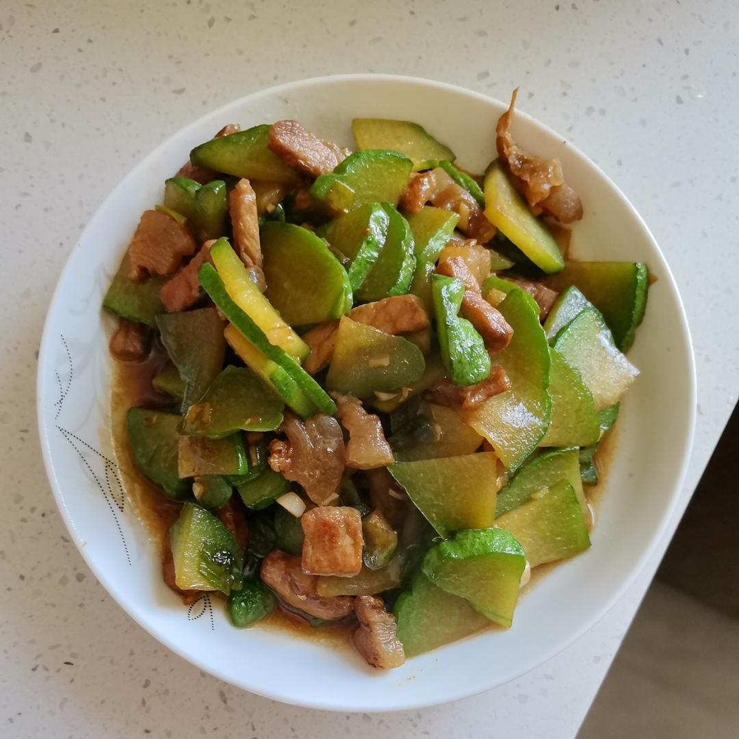 佛手瓜炒肉片