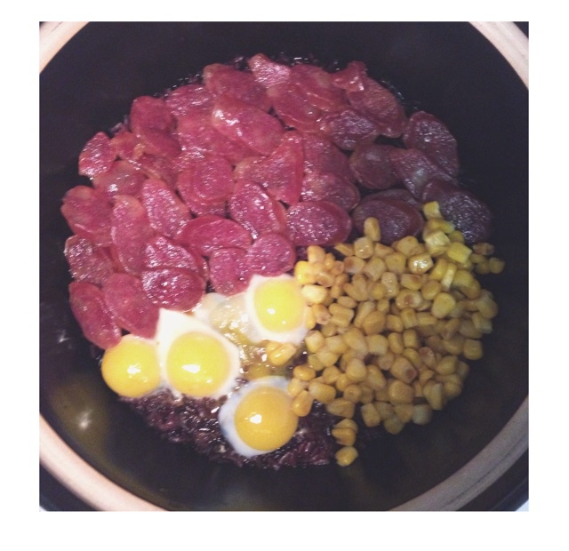 香肠煲仔饭