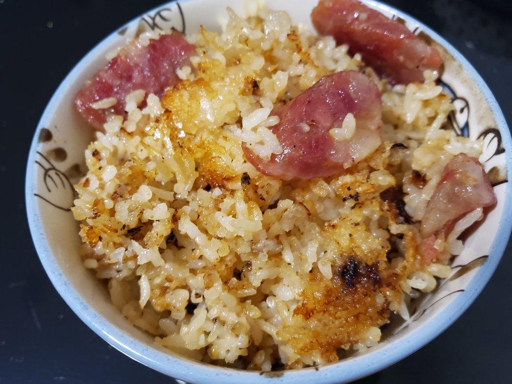香喷喷的🍲腊肠煲仔饭（砂锅版）超简单神速