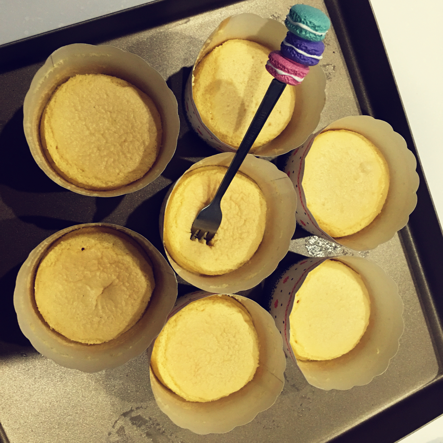 乳酪戚风小蛋糕