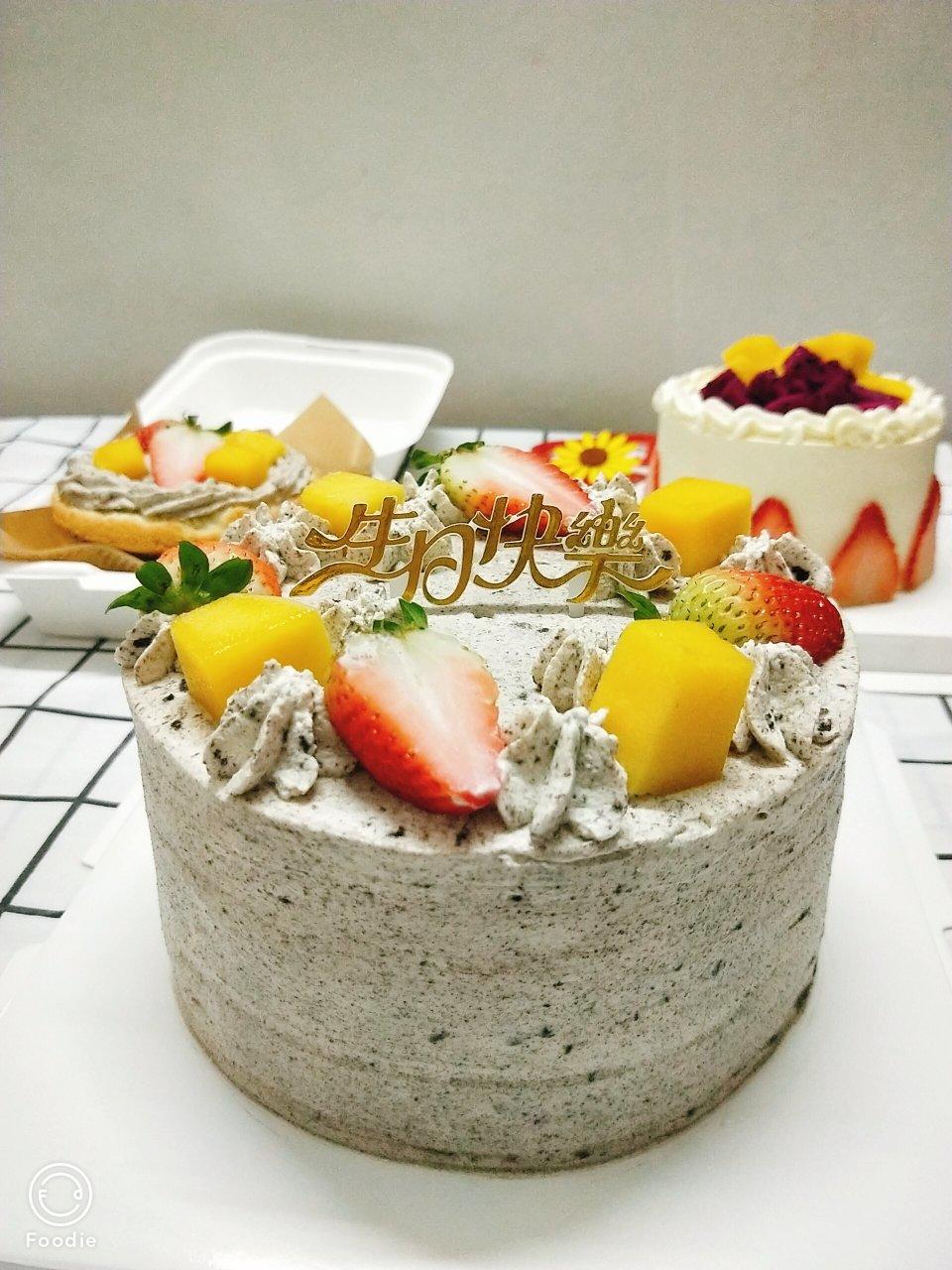 6寸奥利奥咸奶油蛋糕