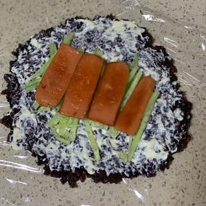 好吃🉐️感动😹的【紫米饭团】，看图秒会❗️的做法 步骤7