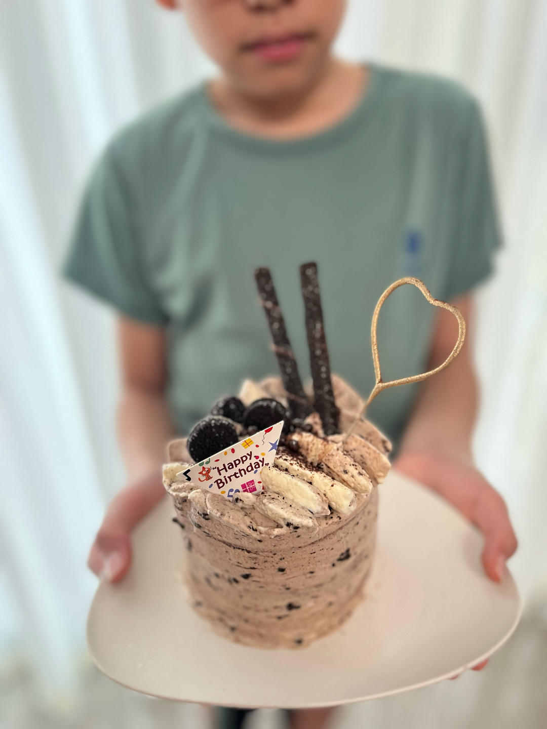 四寸可可戚风--简单做法简单装饰简单漂亮