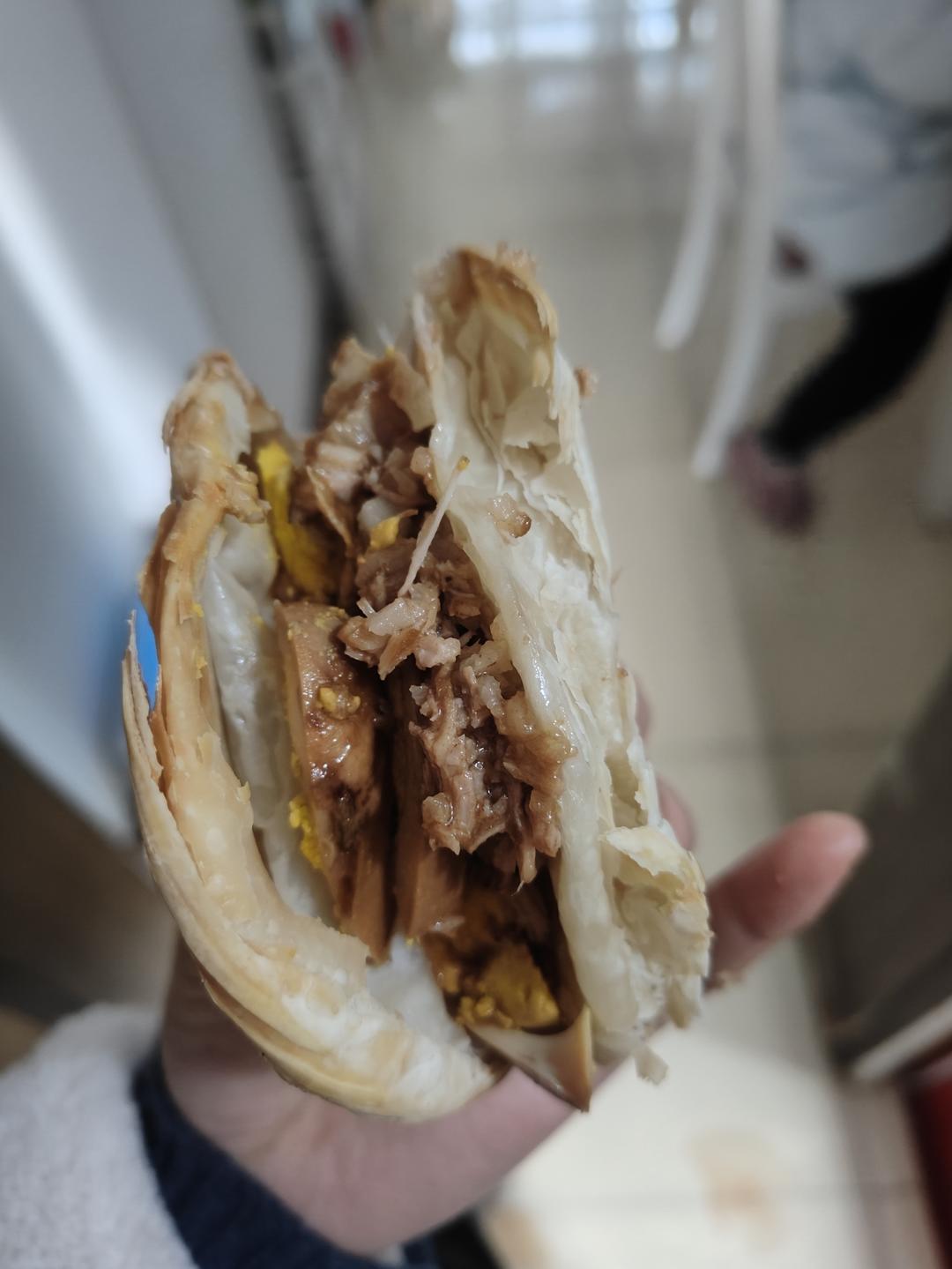 空气炸锅版潼关肉夹馍